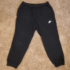 Nike Boys Black Sweatpants, Size Large
